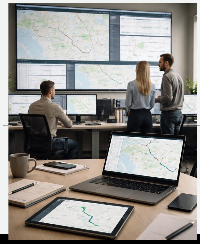 Трекинг грузов и Fleet Management, мониторинг автопарка в Североморске