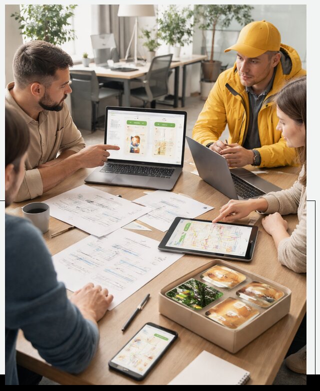 Разработка агрегатора доставки еды в Североморске от 16046 р., АвикейСвм