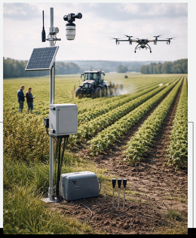 Разработка IoT мониторинга полей в Североморске от 9092 р. | АвикейСвм